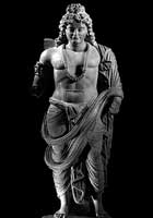 Стоящий боддхисатва. 3-4 вв н.э. Гандхара, Афганистан или Пакистан Стоящий боддхисатва. 3-4 вв н.э. Гандхара, Афганистан или Пакистан