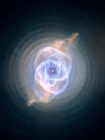 Туманность «Кошачий глаз» (фото Хаббла)