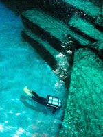 Следы цивилизации под водой. Иллюстрация с сайта «Заговор Ориона»