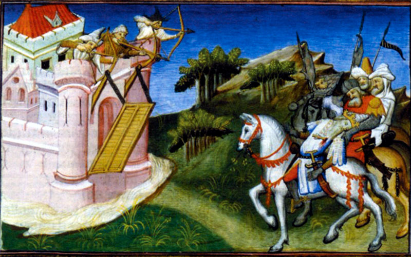 Миниатюра смерть Чингисхана