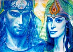 Легенды о белых людях Азии