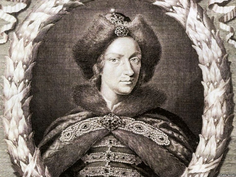 Петр Первый - гравюра Уайта