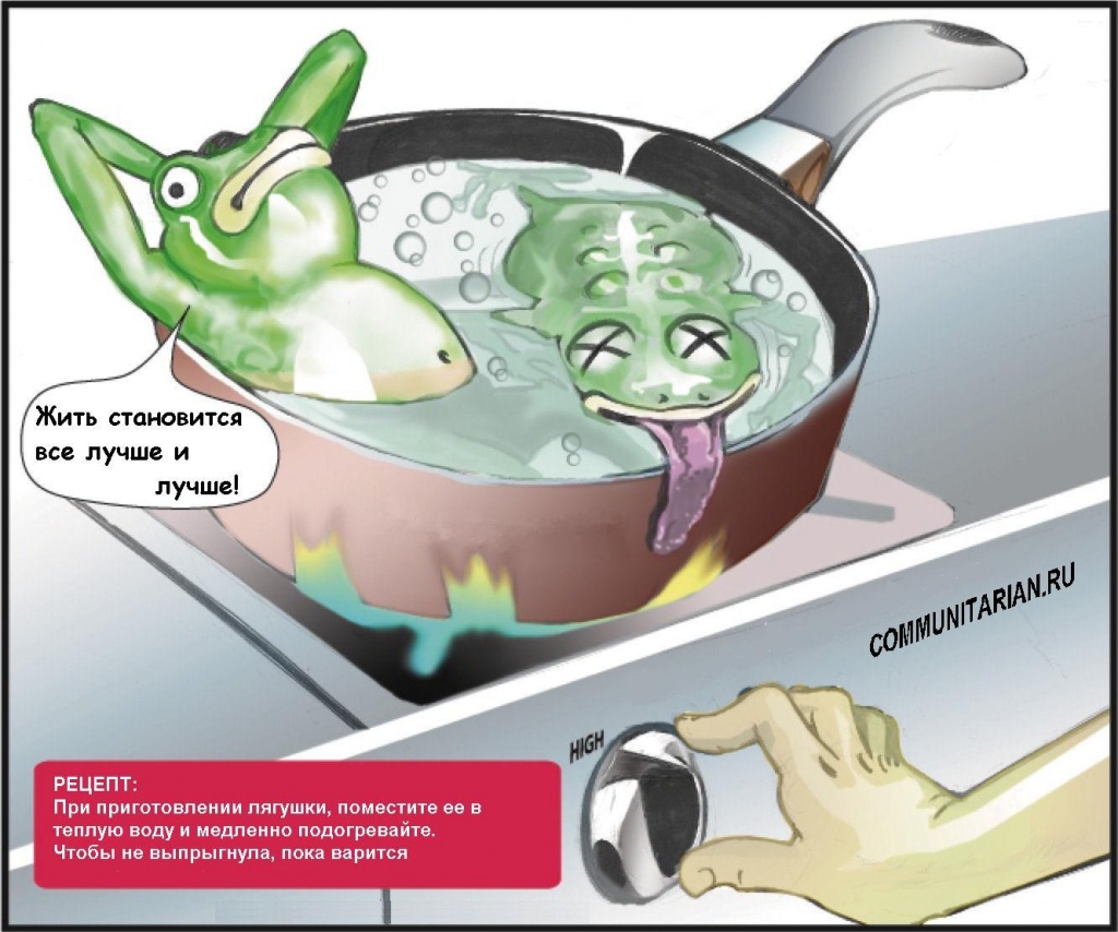 Вареные лягушки