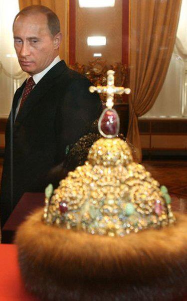 путин и не его шапка 